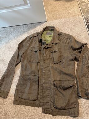 Ted Baker,Men's Military-Inspired Field Jacket in Olive Drab